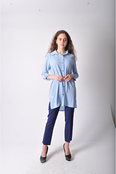 DEDAR Tekstil Kadın  Düz Kesim Tunik