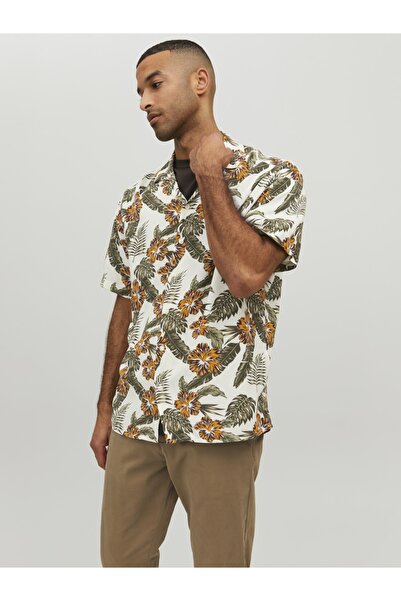 Jack & Jones Floral Patterned Short Sleeve Shirt - Jeff