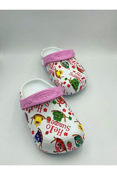 GEZER Angry Birds Patterned Girl's Croos Slippers