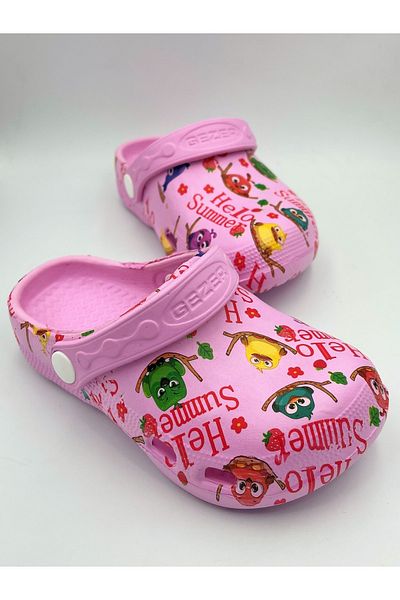 GEZER Papuci Croos pentru fete cu model Angry Birds
