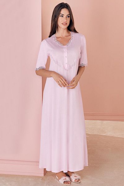 Espuar Women's 381 Combed Comfortable Maternity Single Nightgown