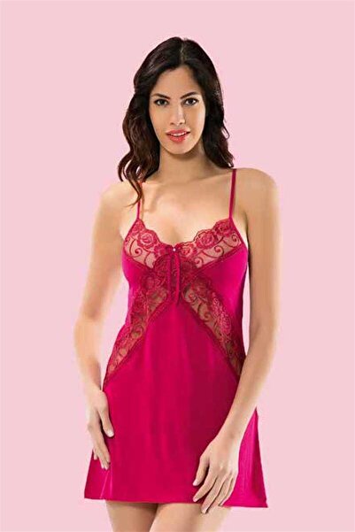 ULUS Kadın Gecelik Takım Dantelli Penye