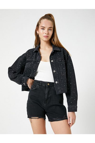 Koton Jacke - Schwarz - Regular Fit