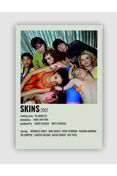 fırsatlar diyarı Skins Film Info Card Bilgi Kartı Duvar Posteri