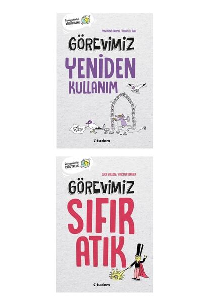 Tudem Yayınları Görevimiz Yeniden Kullanım-görevimiz Sıfır Atık 2 Kitap Set