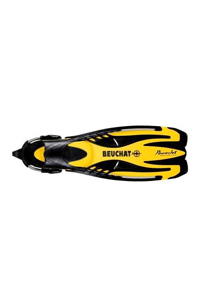 Beuchat Pallet Open Powerjet, Yellow With Steel Spring Strap