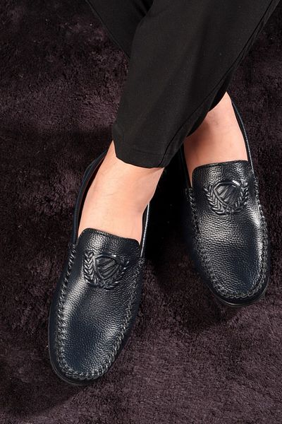 Ducavelli Zwang Genuine Leather Men's Casual Shoes, Loafer Shoes, Light Shoes, Genuine Leather Loafer