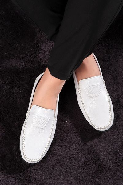 Ducavelli Pantofi casual pentru bărbați din piele naturală Zwang, pantofi cu pantofi, pantofi ușori, pantofi din piele naturală