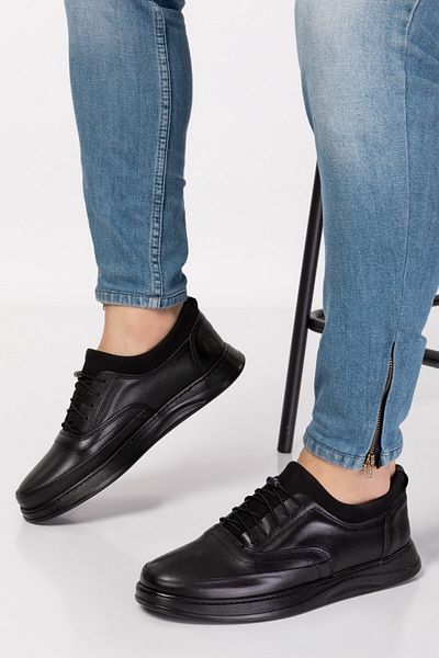 maximoda Pantofi din piele interioară și exterior pentru bărbați, fără șireturi