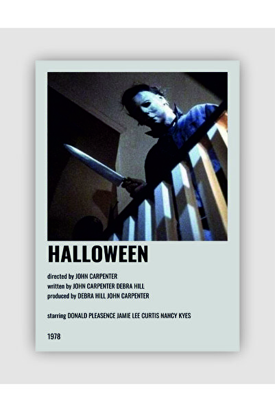 fırsatlar diyarı Halloween Film Info Card Bilgi Kartı Duvar Posteri