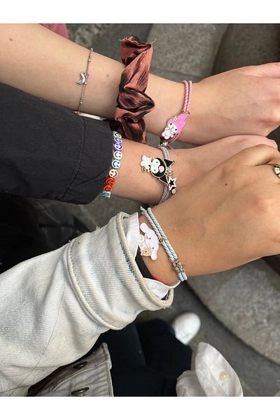 Köstebek Fantasy Magic Melody Kuromi Magnetized 3-Piece BTF Bracelet Set