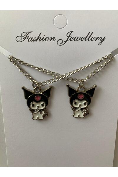 İYİ MODA My Melody Ve Kuromi Best Friends Bff Zincirli Bileklik Arkadaş Bilek...