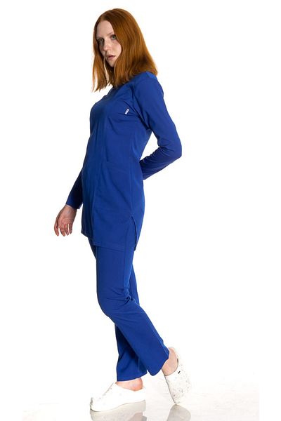 TIPMOD Lycra Saks Blue Tunic Hijab Team Nurse Jersey