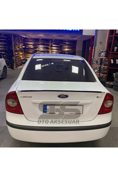 STS Oto Aksesuar Ford Focus 2-2,5 Bagaj Üstü Slim Spoiler Piano Black Parlak ...