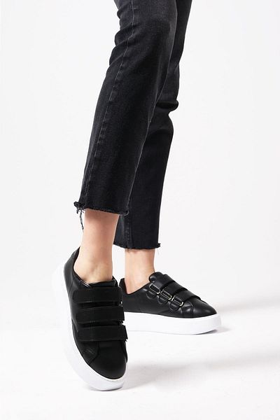 Mio Gusto Leah Black Color Women's Casual Sports Shoes Sneaker