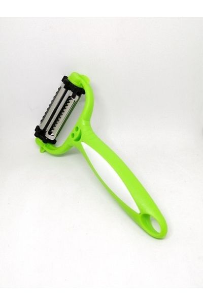 PerfectTrade Julienne Peeler Vegetable Shell Chopping 3 In 1 Peeling Knife (green)