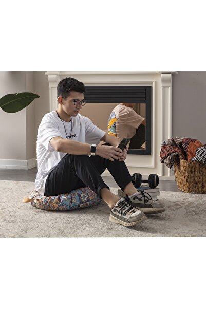 Ottoson Dekoratif Çok Amaçlı Iç Dolgulu Yer Minderi