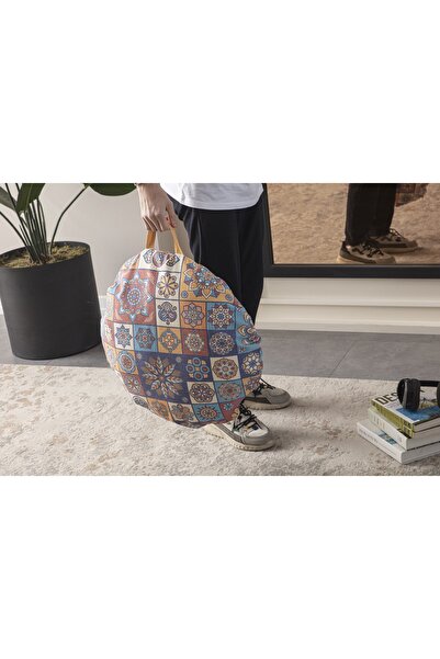 Ottoson Dekoratif Çok Amaçlı Iç Dolgulu Yer Minderi