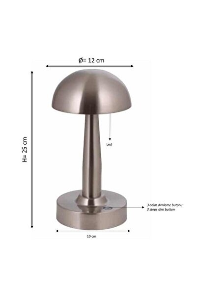 Noas Sunset Masa Lambası Yl86-1602 Dokunmatik Günışığı Renk
