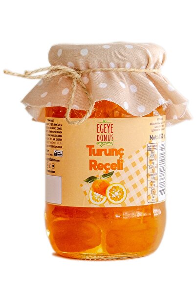 EGEYE DÖNÜŞ Geleneksel Turunç Reçeli Turunç Kabuğu Tatlısı Cam Kavanoz - 450 ...