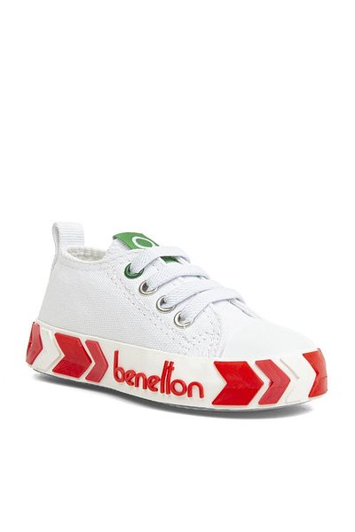 Benetton ® |   Bn-30642 - 3394 Alb Fuchsia - Pantofi sport pentru copii
