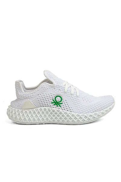 Benetton ®| Bn-30009 -3570 White - Women's Sports Shoes