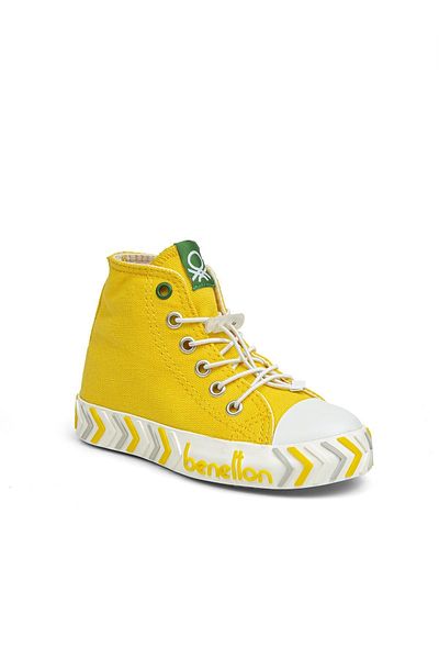 Benetton ®| Bn-30645 - 3394 Yellow - Kids Sneakers