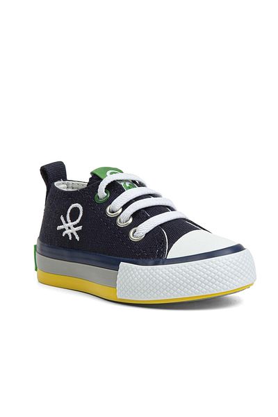 Benetton ®| Bn-30652 - 3394 Dark Navy Blue - Children's Sneakers