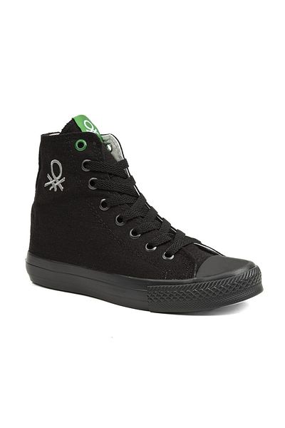 Benetton ® |   Bn-30628-3374 Negru Negru - Pantofi sport dama