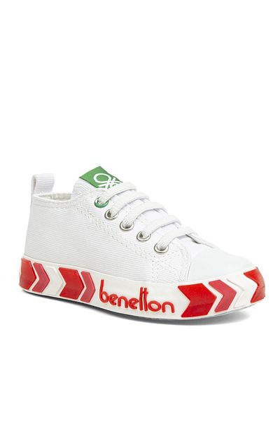 Benetton ® |   Bn-30643 - 3394 Alb Fuchsia - Pantofi sport pentru copii