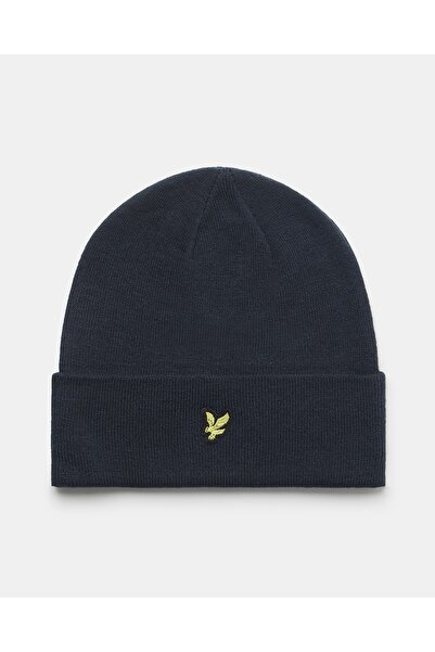 Lyle & Scott Knitted hat with embroidered logo