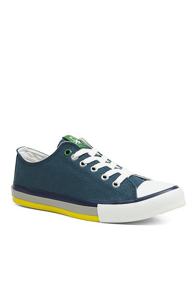 Benetton ® |   Bn-30191 - 3374 Petrol - Pantofi sport pentru bărbați