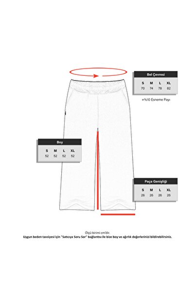 Cottonland Kadın Arıana Likralı Bol Paça Kapri Pantolon Siyah