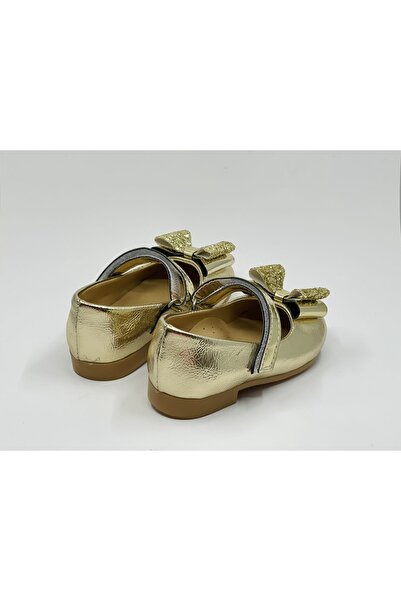 STORMY Κοριτσίστικες ορθοπεδικές μπαλαρίνες με χρυσό φιόγκο