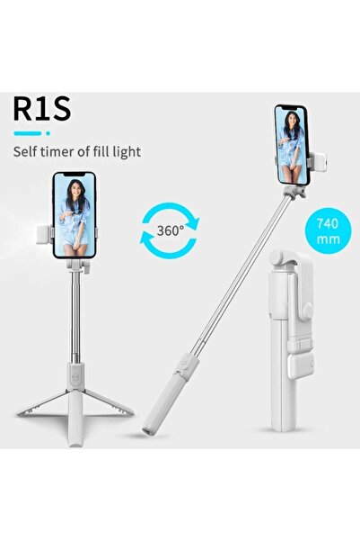 SIGHTZER Bluetooth Lu Led Işıklı Selfie Çubuğu Uzaktan Kumandalı Yatay Ve Dik...