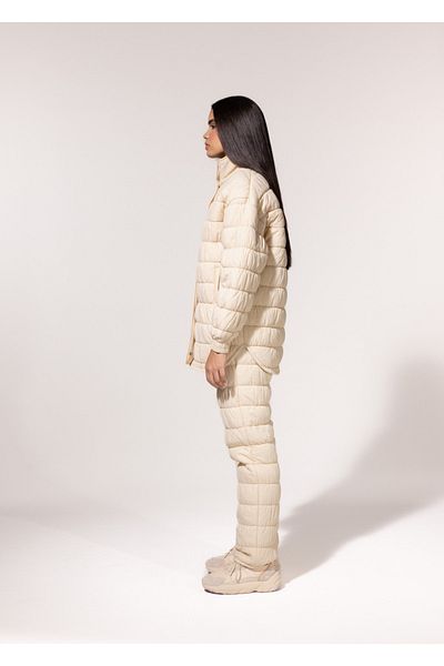ŞEBNEM GÜNAY Creme Cloud Puffer Skı Pants