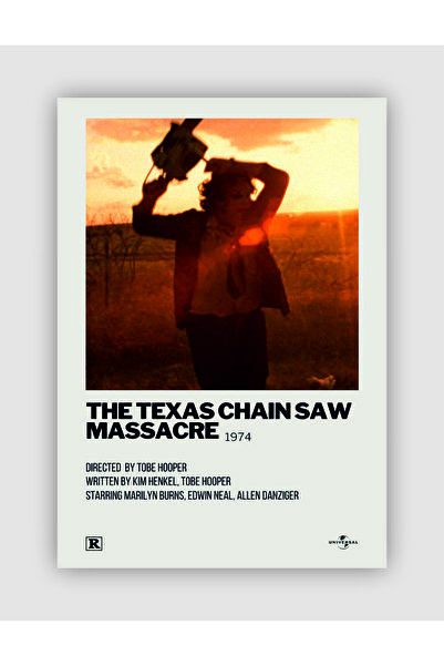 fırsatlar diyarı The Texas Chain Saw Massacre Film Info Card Bilgi Kartı Duva...