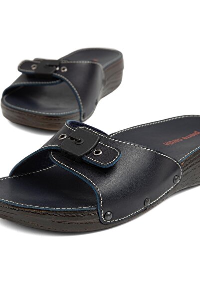 Pierre Cardin ® | Pc-7031-3485 Синій - Жіночі капці