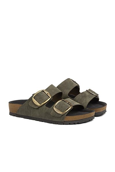 Pierre Cardin ® |   Pc-6958-3953 Χακί - Γυναικείες Παντόφλες