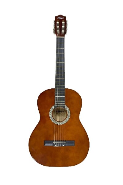 Genel Markalar Klasik Gitar Tam Boy 4/4 Kahverengi Sap Ayarlı Üst Kalite