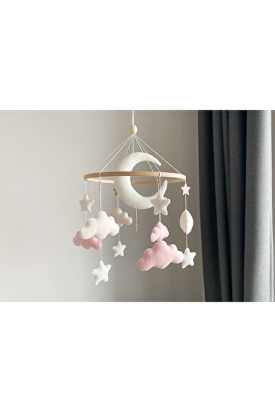 Genel Markalar Bebek Odası Müzikli Beşik Dönencesi Beşik Yanı Süsü Bebek Odası Dekorasyon Montessori