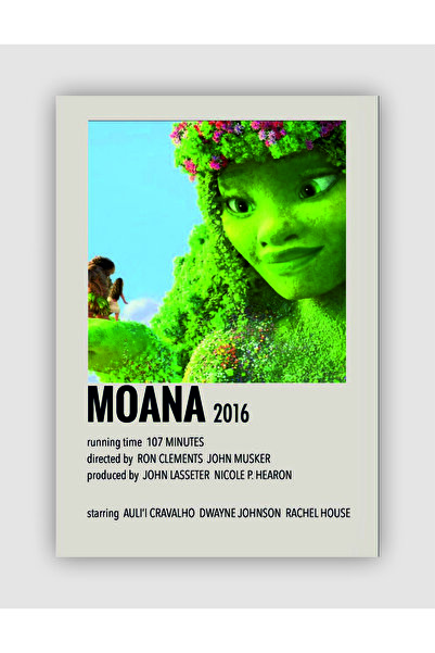 Moana Film Info Card Wall Poster