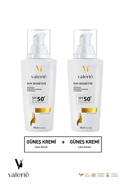 Valerie Leke Karşıtı Yüksek Korumalı Spf50+ Yüz Ve Vücut Yaz Ve Kış Güneş Kre...