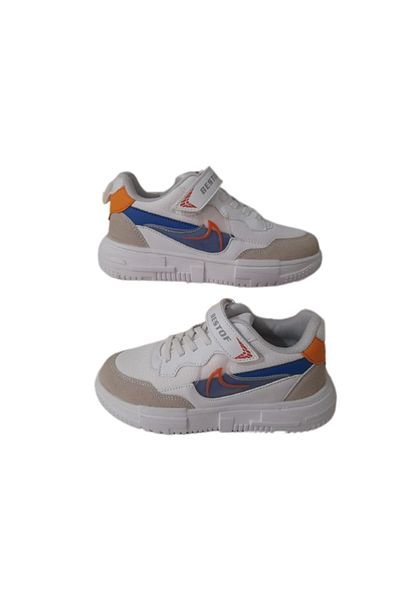 Best Of Bestof Pantofi alb cu velcro pentru copii Best 526322