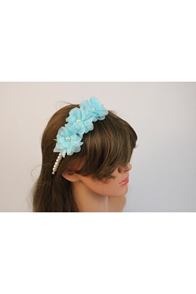 Venüs Aksesuar Incili Çiçekli Lohusa Tacı