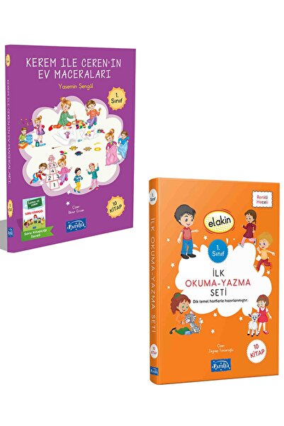 Parıltı Yayıncılık Kerem Ile Ceren'in Ev Maceraları Ve Elakin Ilk Okuma- Yazm...