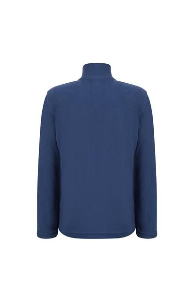 2AS Pade Tam Fermuarlı Çocuk Polar Sweatshirt Lacivert