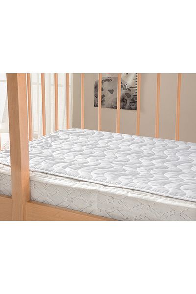English Home Saltele Matlasate Impermeabil Elastice pentru Bebelusi 70x140 Cm Alb