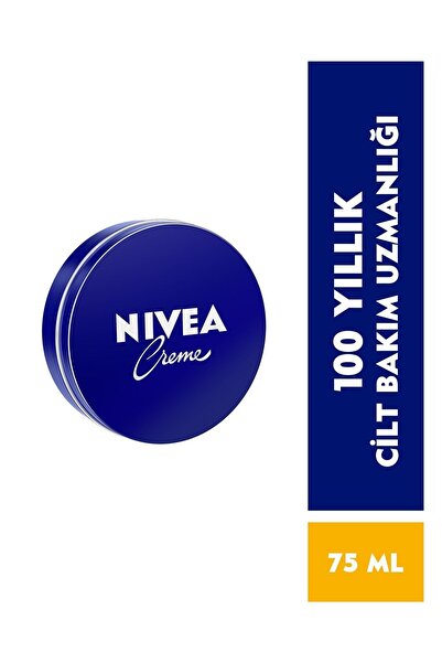 NIVEA Bakım Kremi Metal Kutu Klasik 75 Ml