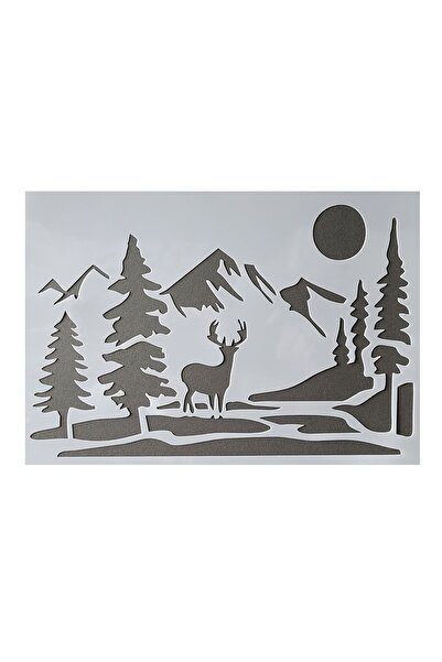 Vox Art قالب رسم زخرفي استنسل A4 Sy-310